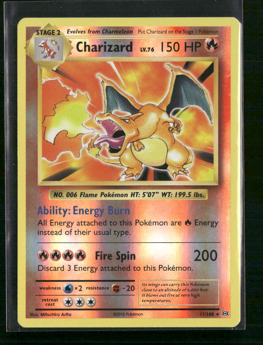 Charizard XY - Evolutions #11/108 - Front