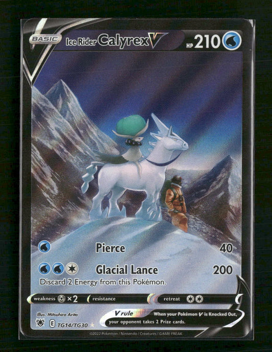 Ice Rider Calyrex V SWSH10: Astral Radiance Trainer Gallery #TG14/TG30 - Front