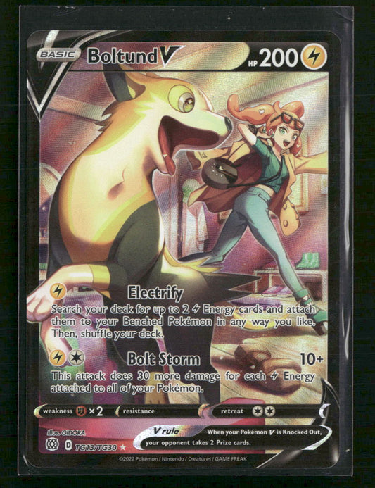 Boltund V SWSH09: Brilliant Stars Trainer Gallery #TG13/TG30 - Front