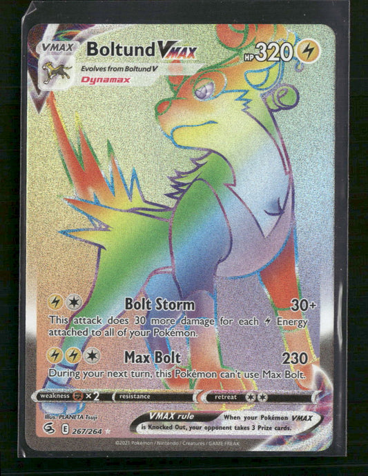 Boltund VMAX (Secret) SWSH08: Fusion Strike #267/264 - Front