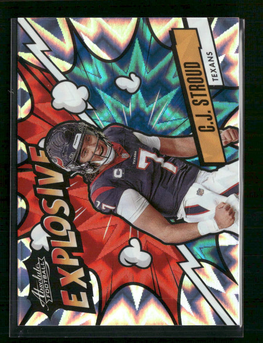 C.J. Stroud 2024 Panini Absolute #EX-CJS Explosive - Front