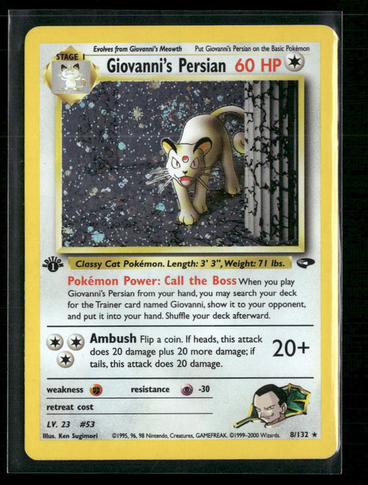 Giovanni's Persian Gym Challenge #008/132 - 1st Edition - Front