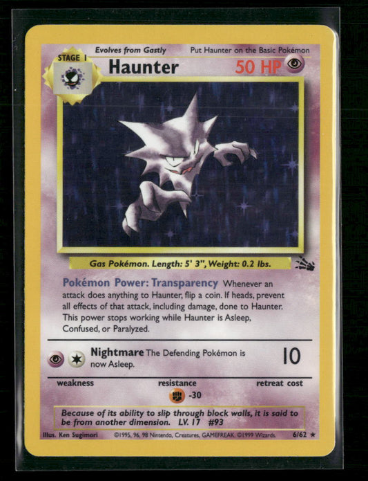Haunter (6) Fossil #06/62 - Front