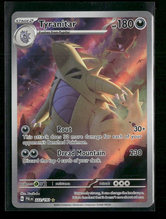 Tyranitar SV02: Paldea Evolved #222/193 - Front