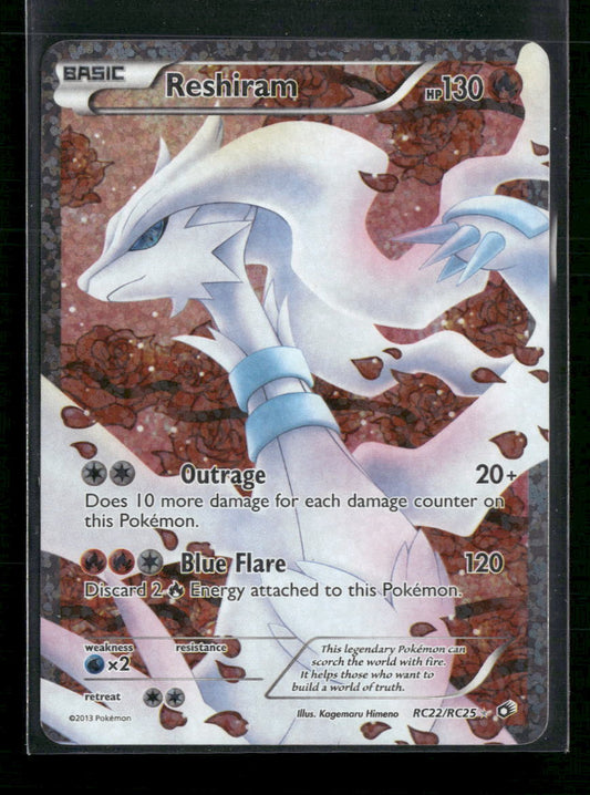 Reshiram (Full Art) Legendary Treasures: Radiant Collection #RC22/RC25 - Front