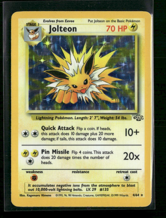 Jolteon (4) Jungle #04/64 - Front