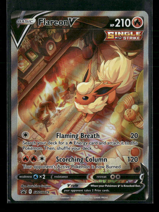 Flareon V SWSH: Sword & Shield Promo Cards #SWSH179 - Front