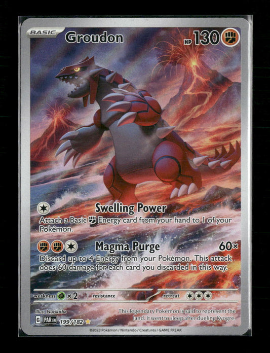 Groudon SV04: Paradox Rift #199/182 - Front