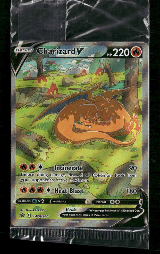 Charizard V SWSH: Sword & Shield Promo Cards #SWSH260, 261 & 262 - Front
