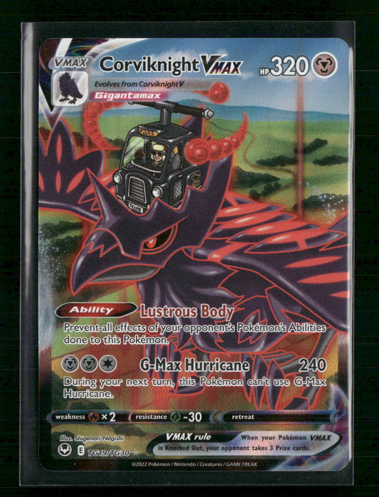 Corviknight VMAX SWSH12: Silver Tempest Trainer Gallery #TG19/TG30 - Front