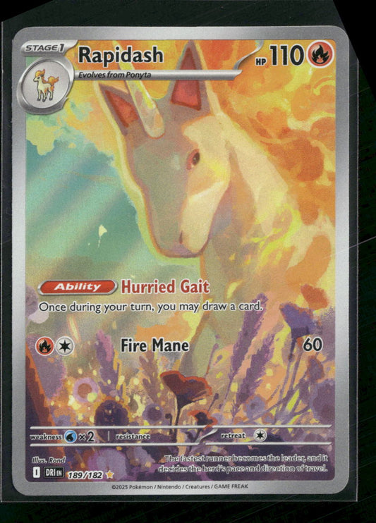Rapidash SV10: Destined Rivals #189/182 - Front