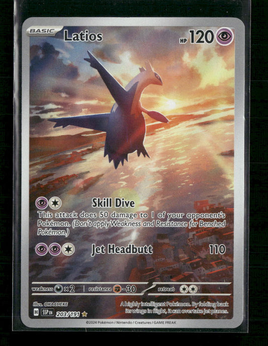 Latios SV08: Surging Sparks #203/191 - Front