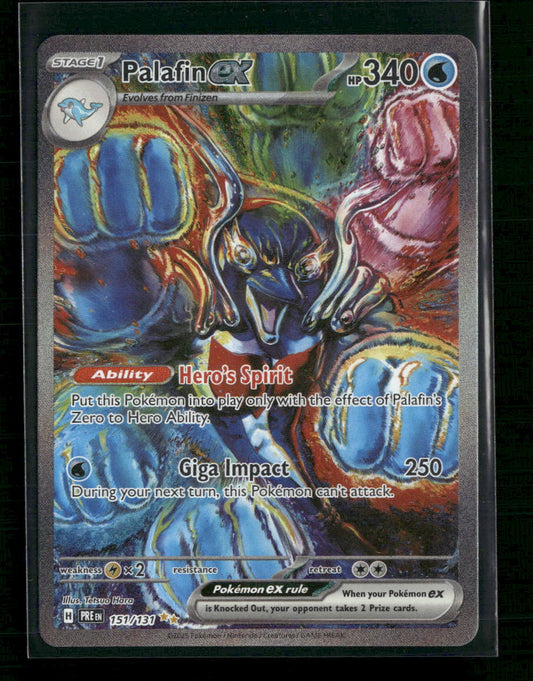 Palafin ex SV: Prismatic Evolutions #151/131 - Front