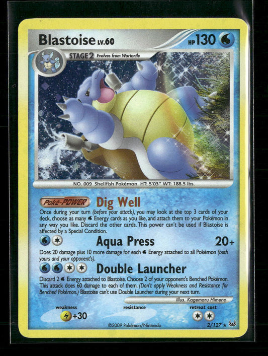 Blastoise Platinum #2/127 - Front