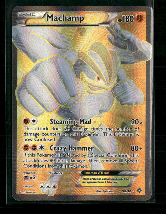 Machamp EX (90 Full Art) XY - Ancient Origins #90/98 - Front