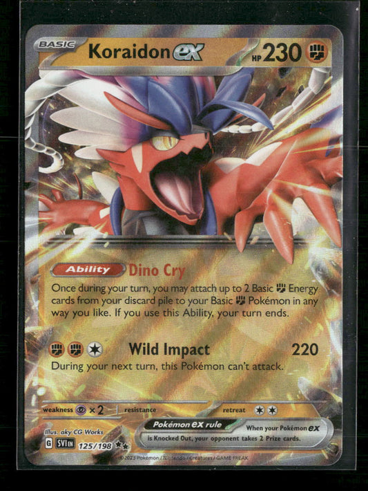 Koraidon ex SV01: Scarlet & Violet Base Set #125/198 - Front