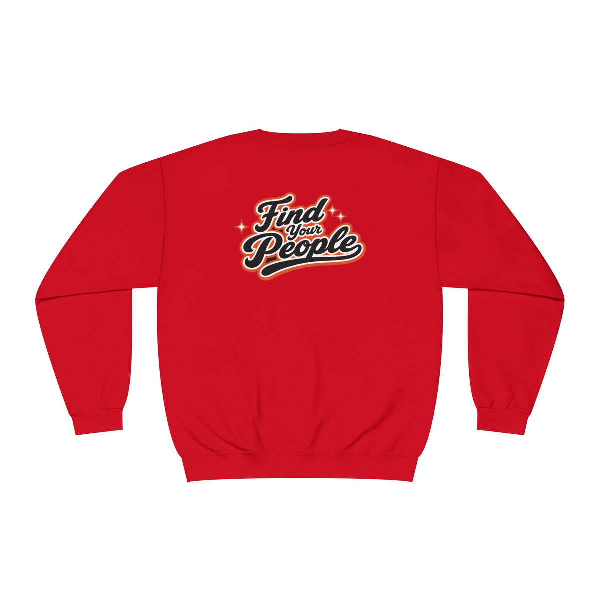 Find Your People Crewneck Sweatshirt – Retro Script Graphic Pullover
