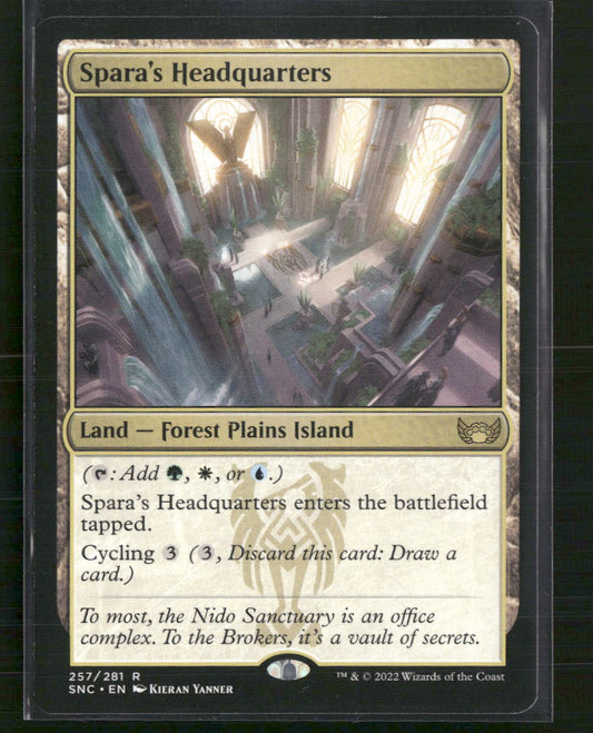Spara's Headquarters Prerelease Cards #257 - Front