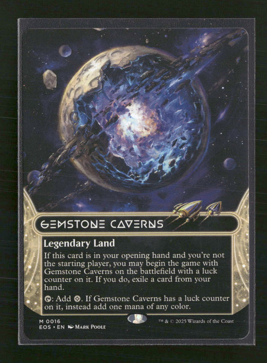 Gemstone Caverns (0016) (Borderless) Edge of Eternities: Stellar Sights #16 - Front