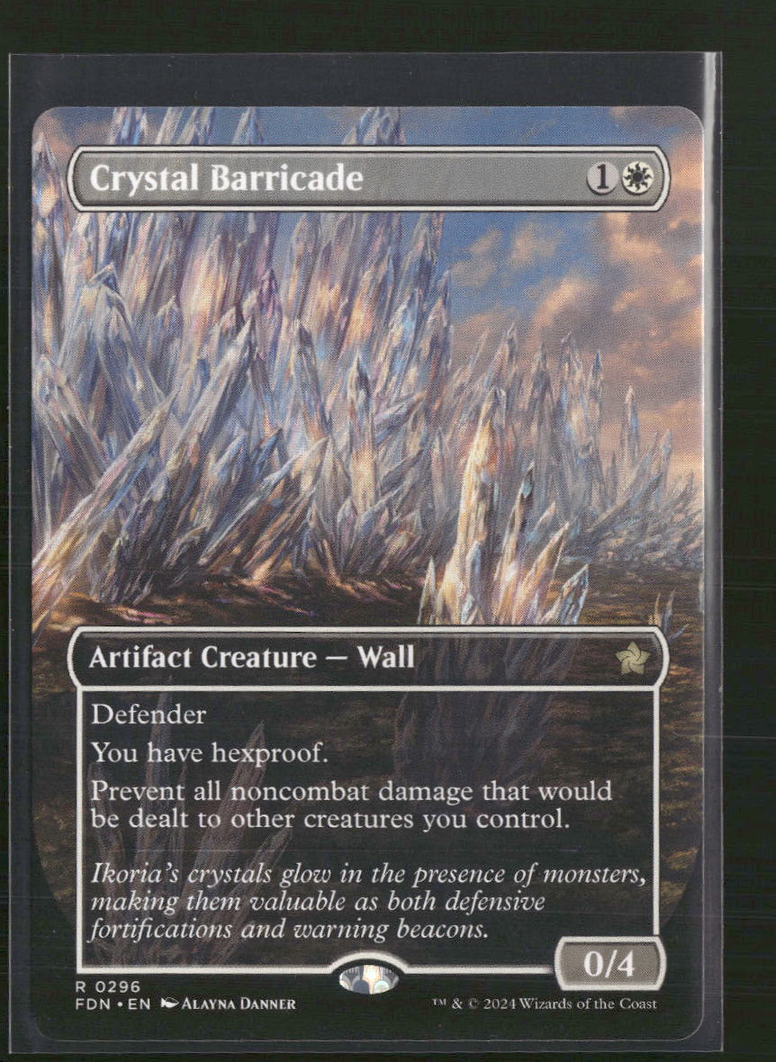Crystal Barricade (Borderless) Foundations #296 - Front