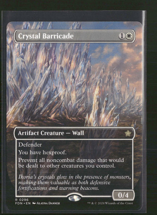 Crystal Barricade (Borderless) Foundations #296 - Front