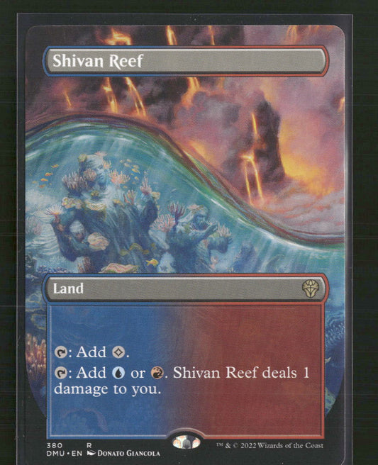 Shivan Reef (Borderless) Dominaria United #380 - Front