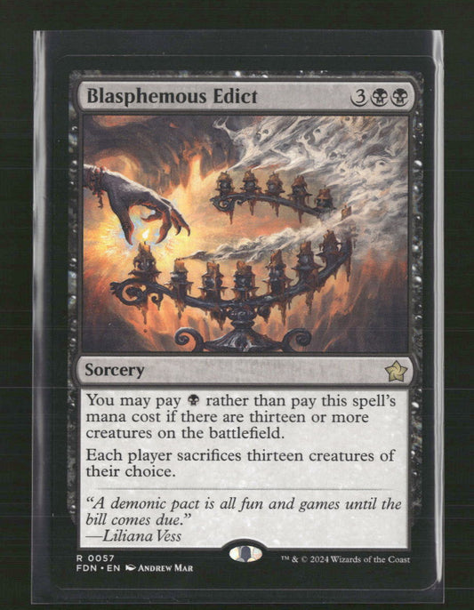 Blasphemous Edict Foundations #57 - Front