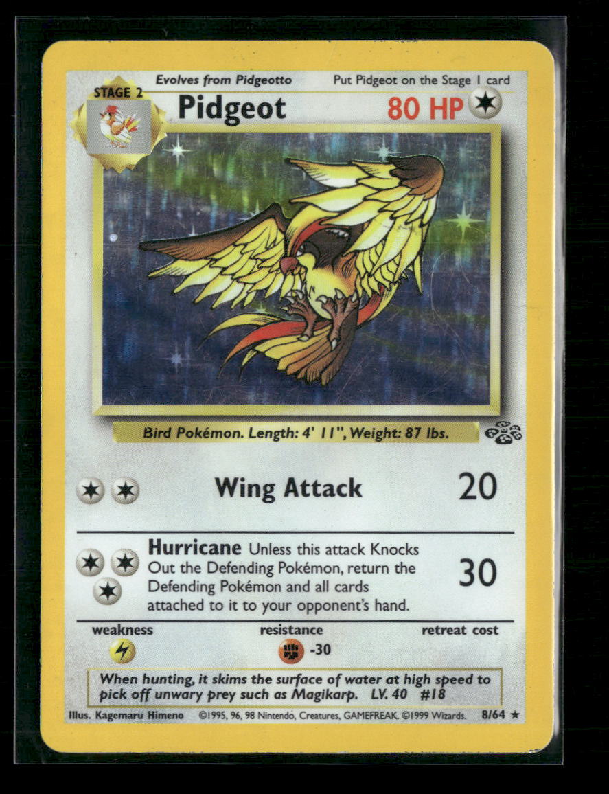 Pidgeot (8) Jungle #08/64 - Front