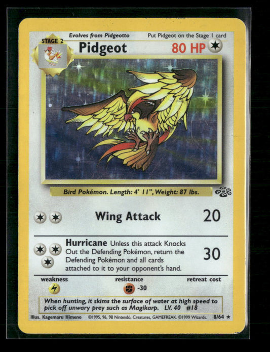 Pidgeot (8) Jungle #08/64 - Front