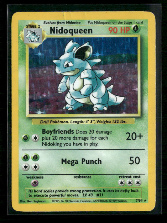 Nidoqueen (7) Jungle #07/64 - Front