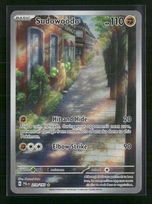 Sudowoodo SV02: Paldea Evolved #219/193 - Front