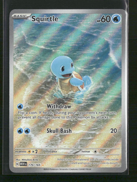 Squirtle SV: Scarlet & Violet 151 #170/165 - Front