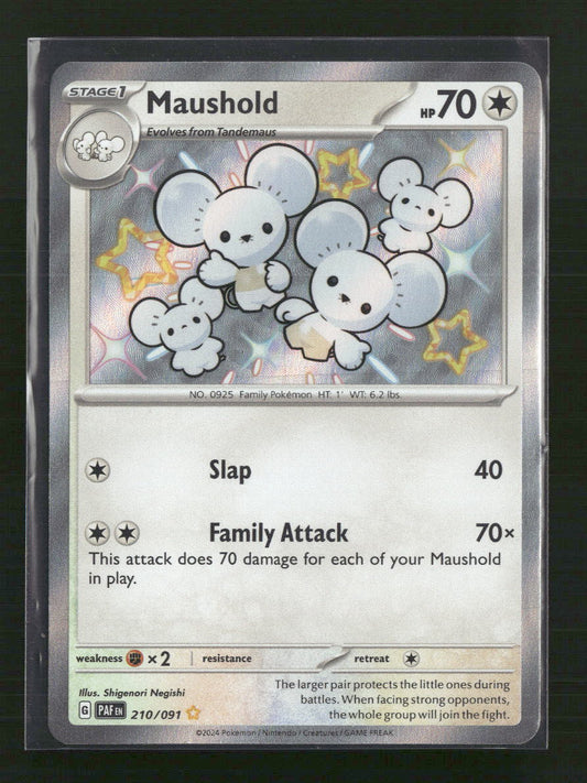Maushold SV: Paldean Fates #210/091 - Front