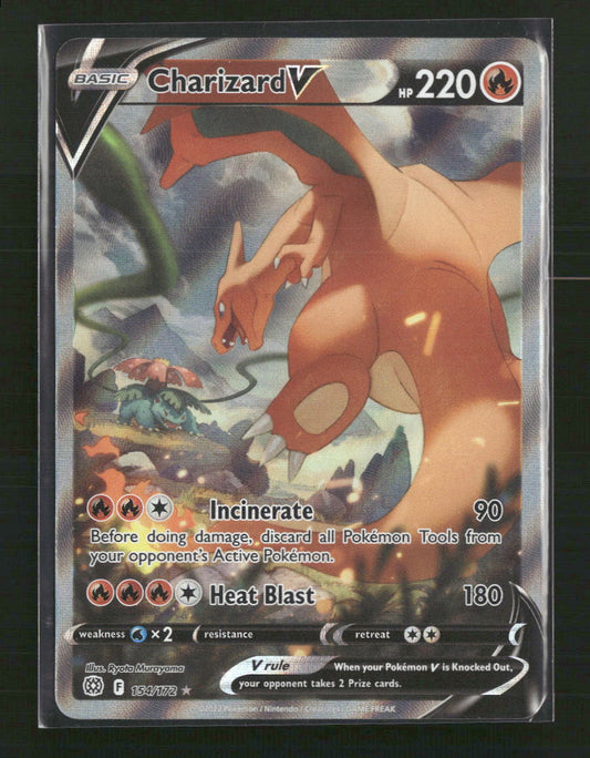Charizard V (Alternate Full Art) SWSH09: Brilliant Stars #154/172 - Front