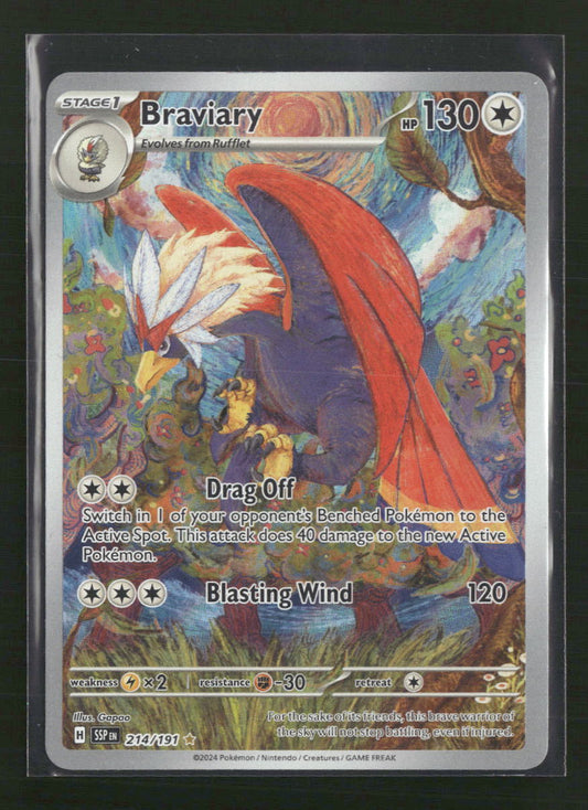 Braviary SV08: Surging Sparks #214/191 - Front