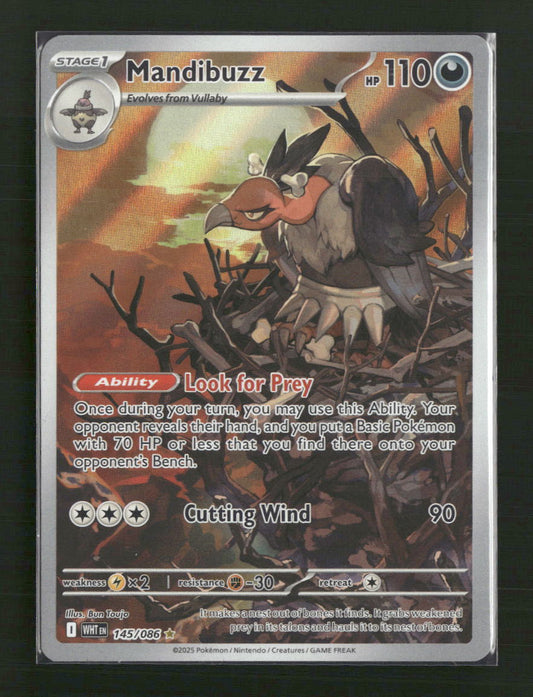 Mandibuzz - 145/086 - SV: White Flare (WHT) - Front