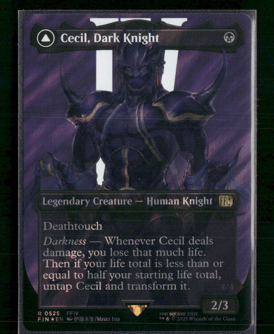Cecil, Dark Knight (Borderless) (Surge Foil) FINAL FANTASY #525 - Front