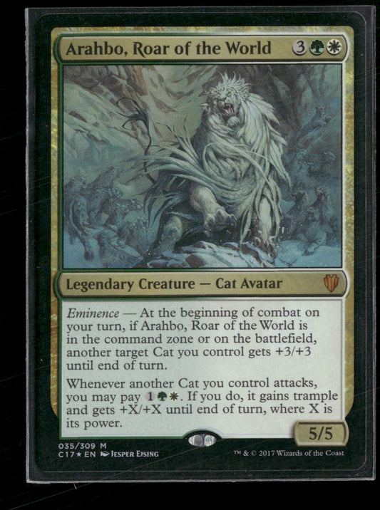 Arahbo, Roar of the World Commander 2017 #35 - Front