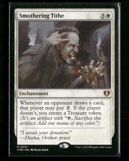 Commander Masters #57 Smothering Tithe - Front