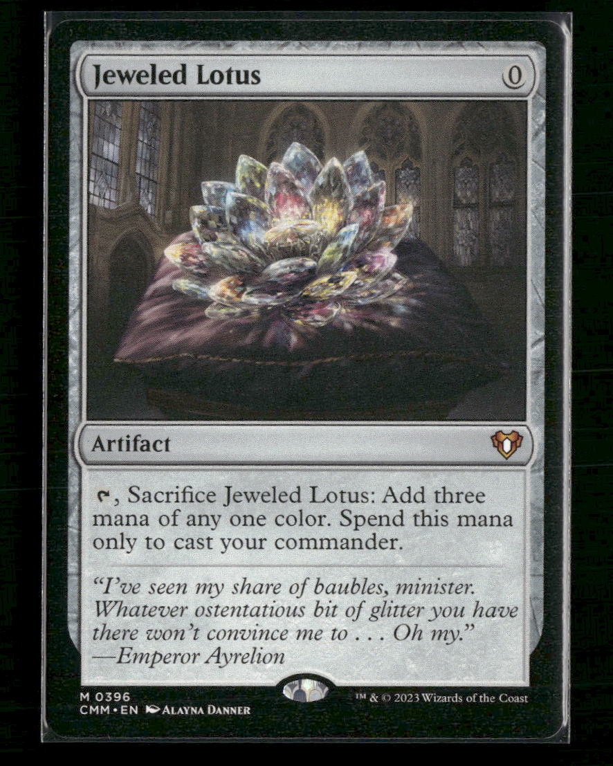 Jeweled Lotus Commander Masters #396 - Front