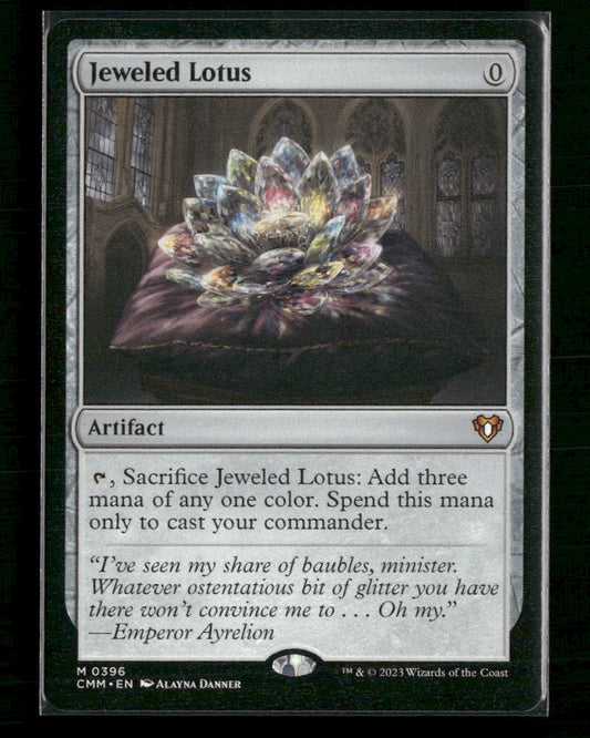 Jeweled Lotus Commander Masters #396 - Front