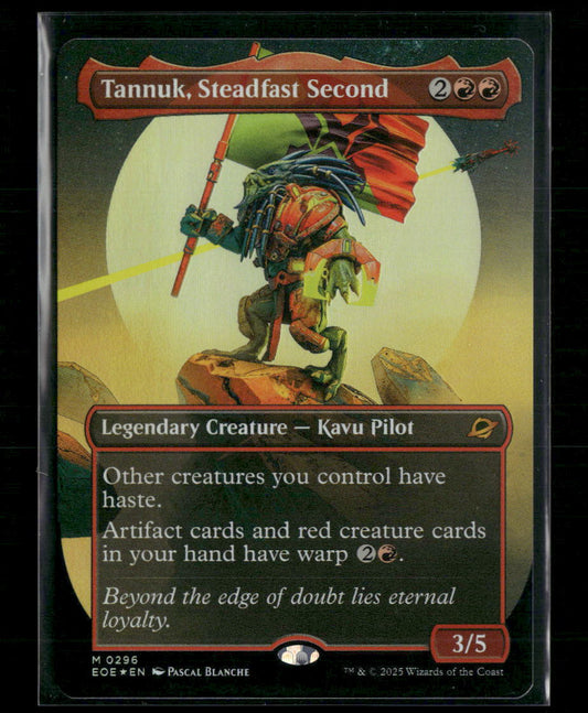 Tannuk, Steadfast Second (Borderless) - Edge of Eternities (EOE) - Front