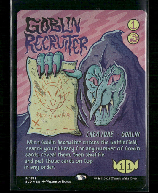 Goblin Recruiter Secret Lair Drop Series #1313 - Front