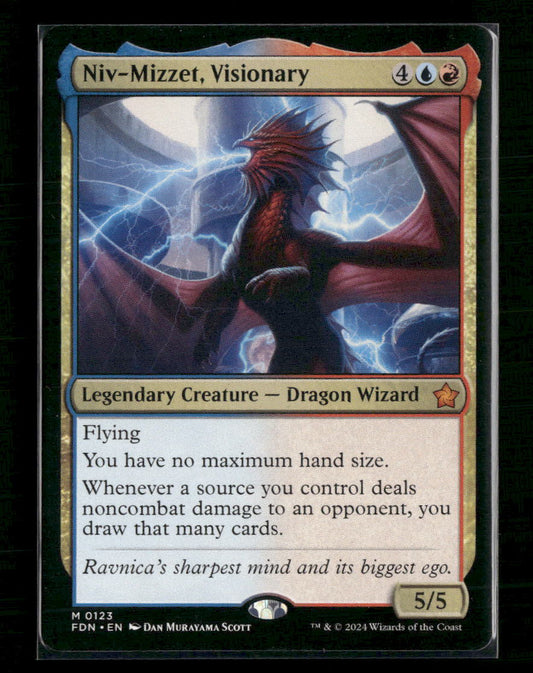 Niv-Mizzet, Visionary Foundations #123 - Front