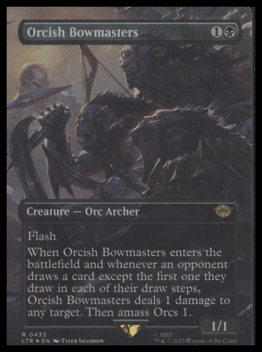 Orcish Bowmasters (Borderless) The Lord of the Rings: Tales of Middle-earth #433 - Front
