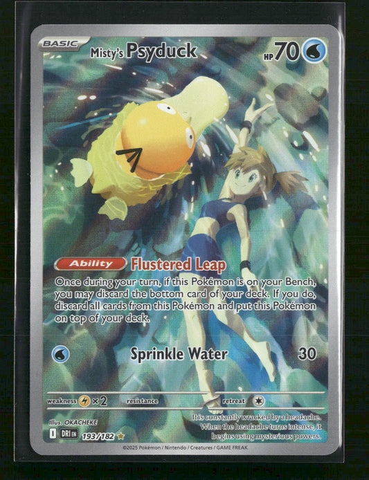Misty's Psyduck SV10: Destined Rivals #193/182 - Front
