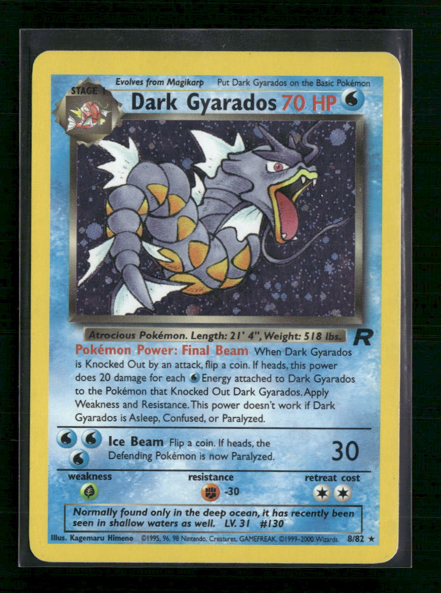 Dark Gyarados (8) Team Rocket #08/82 - Front