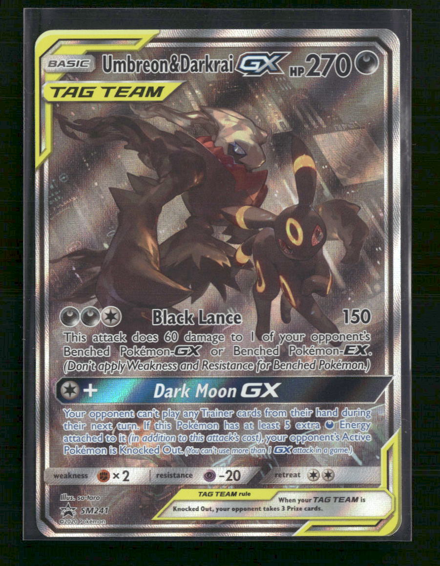 Umbreon & Darkrai GX SM Promos #SM241 - Front