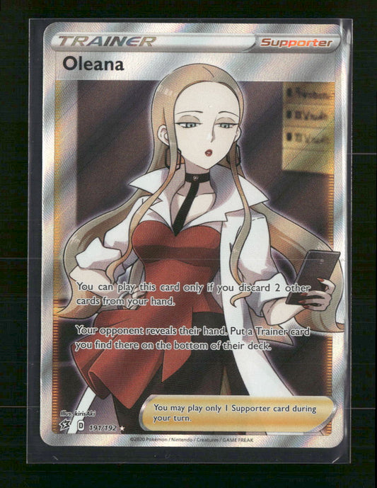 Oleana (Full Art) SWSH02: Rebel Clash #191/192 - Front
