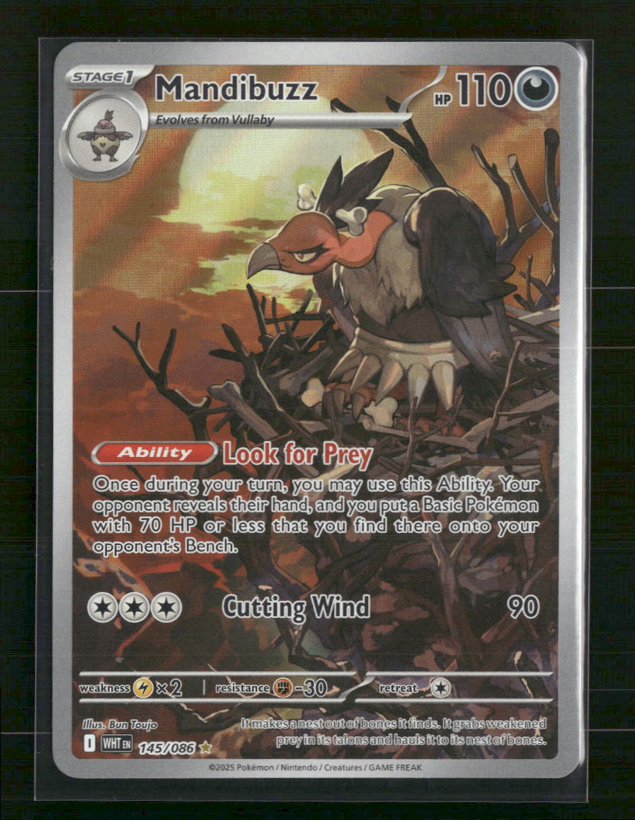 Mandibuzz - 145/086 - SV: White Flare (WHT) - Front